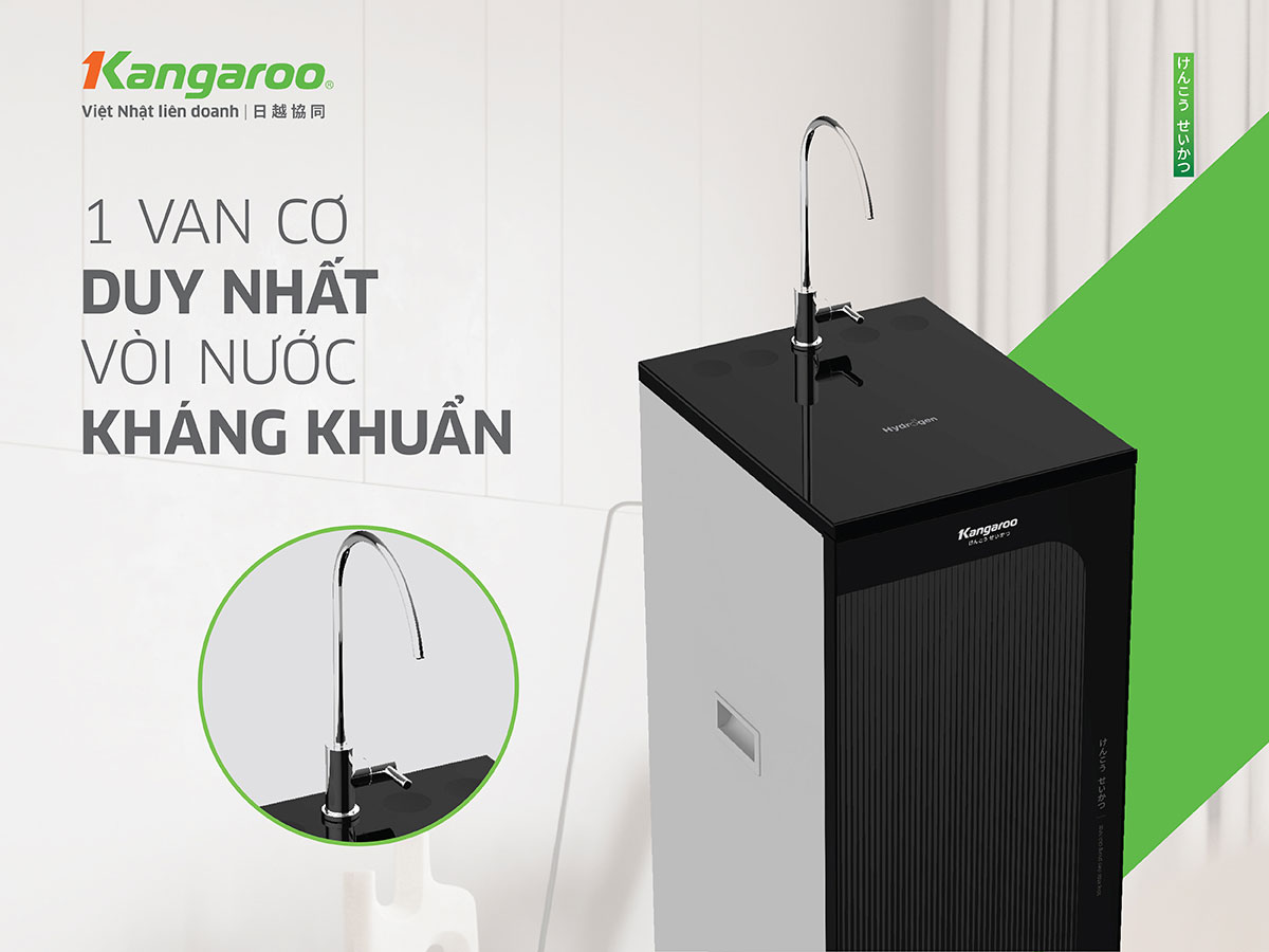 Máy lọc nước Kangaroo Hydrogen KG100HC2 1van cơ duy nhất